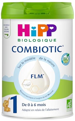 HiPP - Combiotic FLM - Lait 1 Pour Nourrissons - Boîte - 800g - BIOLOGIQUE