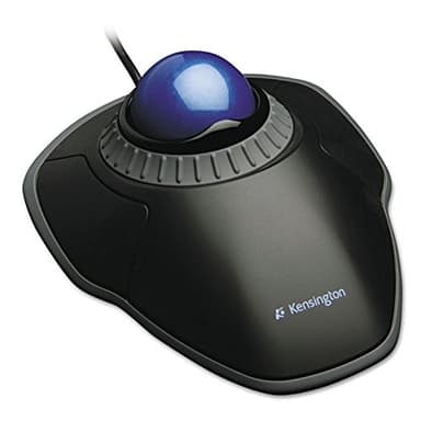 Kensington Orbit Mouse - Trackball Filaire Ergonomique, Pour PC, Windows et Mac avec Molette de Défilement, Design Ambidextre et Suivi Optique - Bleu (K72337EU)