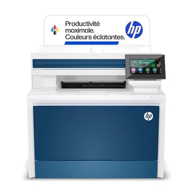 HP Color LaserJet Pro MFP 4302dw, 4RA83F, Imprimante Multifonction A4, Impression Recto Verso Automatique, 33 ppm , USB, Wi-Fi, Ethernet, Copie, Numérisation, ADF, Écran tactile 4,3", Bleu