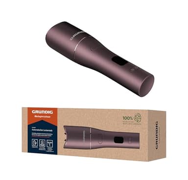 Grundig HS 6230 Fer à friser automatique sans fil avec 3 niveaux de température et revêtement céramique Fonction minuterie Écran LCD Violet