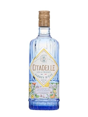 CITADELLE - Jardin D'Eté - Gin - Origine : France/poitou-Charente - 41,5% Alcool - 22 botaniques (Melon, Yuzu, Citron...) - A déguster en cocktail - 70 cl