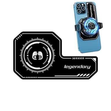 Refroidisseur de téléphone portable - Ventilateur de refroidissement mobile - Dissipateur de chaleur pour smartphone - Dissipateur de chaleur portable USB - Pad d'absorption de la chaleur rapide pour