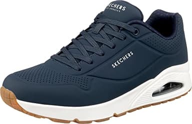 Skechers Uno Stand on Air Baskets Homme, Navy Durabuck Trim, 43 EU