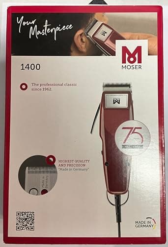 Moser 1400 avec 7 rehausseurs, brosse et huile lubrifiante