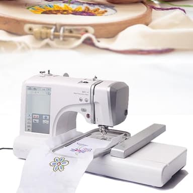 Machine à coudre automatique avec 150 motifs intégrés et 162 points, broderie et matelassage informatisés, écran LCD pour débutants et professionnels
