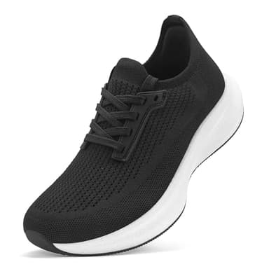 Moudn Chaussures de Course Extra Larges pour Homme, Chaussures de Marche Pieds Nus, amortissantes et légères, Respirantes et à Bout Large