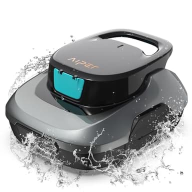 AIPER Scuba SE Robot Piscine, Aspirateur Piscine sans Fil, 90 Minutes de Nettoyage, Stationnement Automatique, Nettoyeur de Piscine Compact et Léger, Idéal pour Les Piscines Hors Sol 80㎡