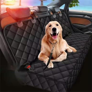 Yixinly 4 en 1 Housses de Siège d'auto pour Chien, Accessoires Voiture pour Chiens Protection Siege Voiture pour Chien Housse de Protection Chien Imperméable Antidérapant pour Voitures VUS