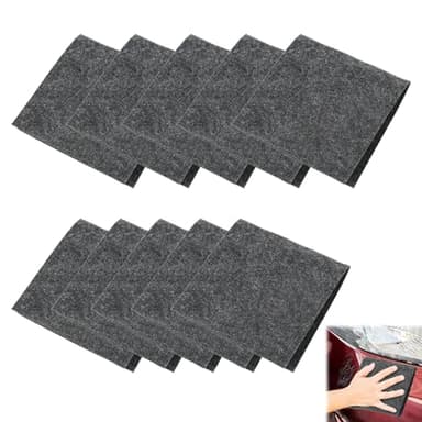 JiaHeHe Lot de 10 Nano Sparkle Cloth, Efface Rayures Voiture, Chiffon Magique Multifonction pour Polissage, Enlever Taches d’Eau, Réparation des Rayures – Convient à Toutes Couleurs de Carrosserie