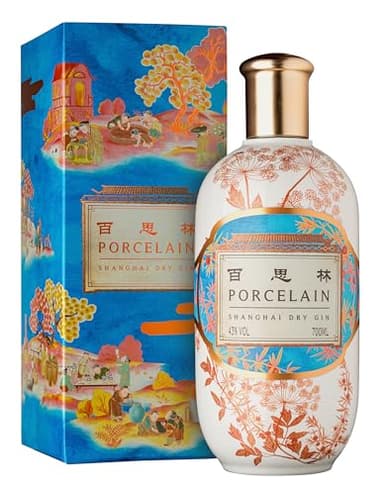 Gin Porcelain Shanghai Dry 43° 70cl avec etui