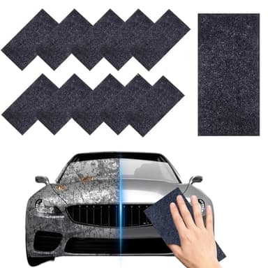 8pcs Chiffon de Réparation Rayures Voiture Universel,Polish Profonde,Efface Rayure Voiture Durable et Portable,Tissu Microfibre Professionnel pour Polissage Carrosserie