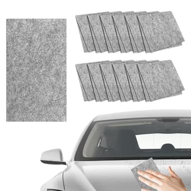 TAIVIN Lot de 12 Chiffon Nano Sparkle,Efface Rayures Chiffon Voiture,Convient pour réparer les rayures mineures sur la peinture des véhicules, entretenir les surfaces peintes et polir