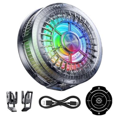 auvstar Refroidisseur Téléphone Puissant Technologie Semi-Conducteur, Léger & Ultra-Fin 3 Vitesses Réglables Idéal pour Gaming, Streaming et Protection contre la Surchauffe