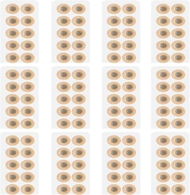 120 pièces Lot de recharge pour bande nasale magnétique, bandes nasales magnétiques, recharge de bande nasale, respectueuses de la peau et respirantes, aide respiratoire confortable pour hommes et