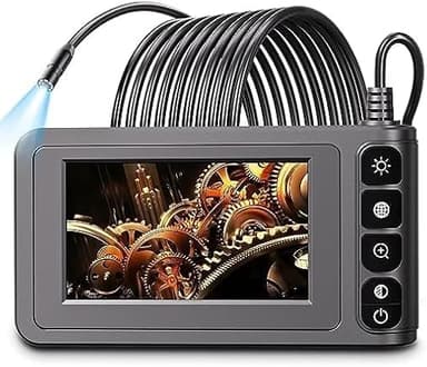 Endoscope Industriel, caméra d'inspection Serpent SKYBASIC 20M 4,3 Pouces LCD, caméra endoscopique avec 8 LED réglables, étanche IP67 7,9 mm (C20-20M)