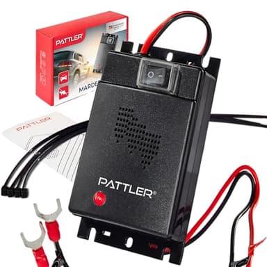 PATTLER Boîtier Anti Martre Voiture - Répulsif Ultrason Anti Fouine Voiture - Protection Efficace du Compartiment Moteur Installation Simple et Rapide Connexion 12V - 1 Unité