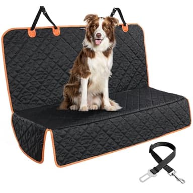 KYG Housse de siège auto pour chien | Protection de siège arrière imperméable et antidérapante pour animaux domestiques et enfants | Taille universelle 132 x 58 x 46 cm