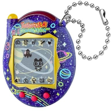 Bandai - Tamagotchi Connection Neon Planet – Animal Virtuel Interactif avec Connexion Infra-Rouge – Grand Écran en français – 6 Mini-Jeux – 50 Personnages à Débloquer - Jouet Enfant 6 ans et + - 44028