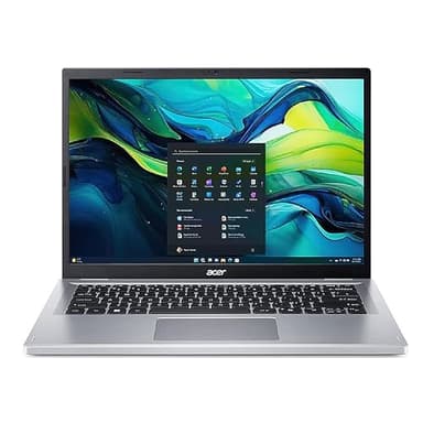 acer Aspire Go 14 AG14-32P-35XP, Ordinateur Portable 14" WUXGA IPS LCD 60 Hz (Intel Core 3-N355, RAM 8 Go, SSD 512 Go, Intel Graphics, Windows 11 Home), Argent, Clavier Français AZERTY