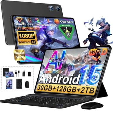DEERTiME Tablette 10 Pouces AI Android 15 Tablettes avec 30Go RAM 64Go DEERTiME Tablette 10 Pouces AI Android 15 Tablettes avec 30Go RAM 64Go